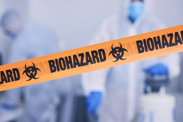 Professional Blood Cleanup technician working in Rogers, TX